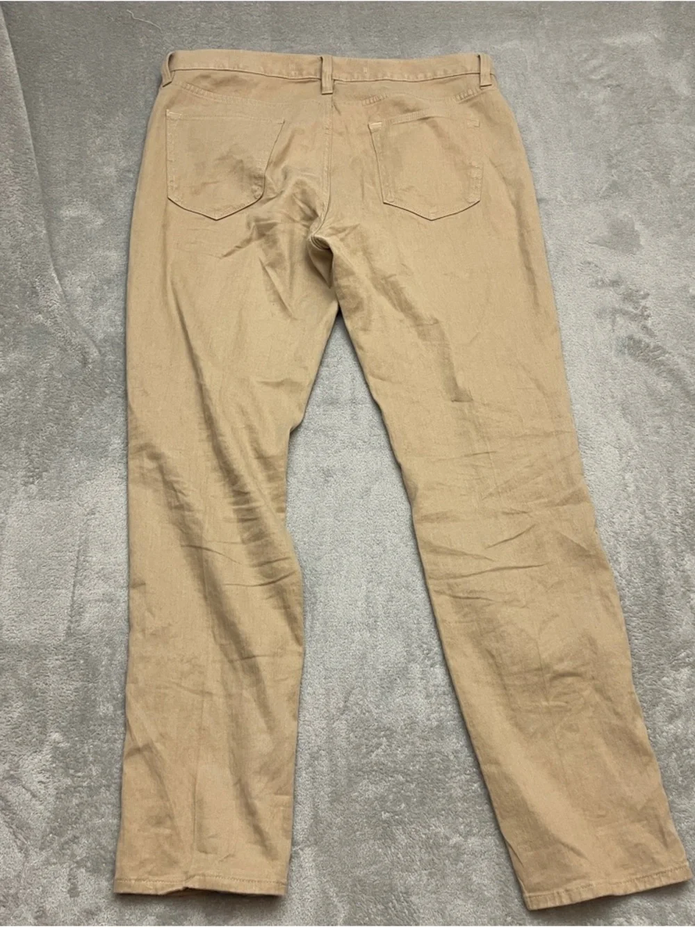 Banana Republic Traveler Linen Blend Pants Men 35x32 Tan